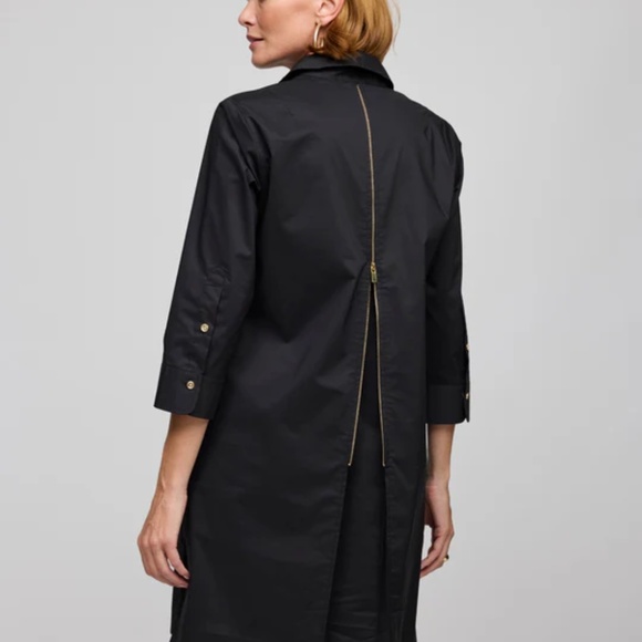 Hinson Wu Alessa 3/4 Sleeve Dress Size Small Black NWT $280 - Picture 6 of 6